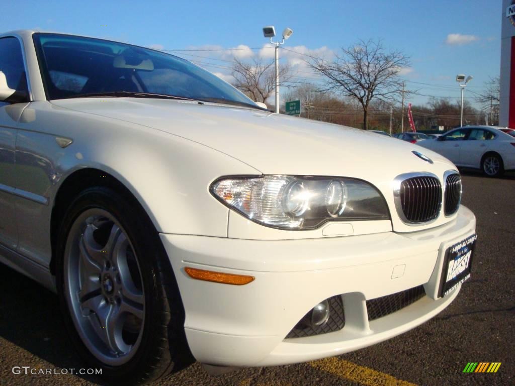 2004 3 Series 330i Coupe - Alpine White / Black photo #23