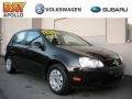 Black 2008 Volkswagen Rabbit 4 Door