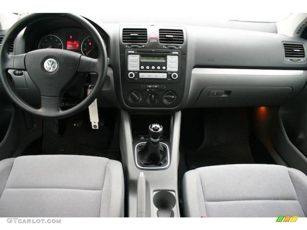 2008 Jetta S Sedan - Blue Graphite Metallic / Art Grey photo #6