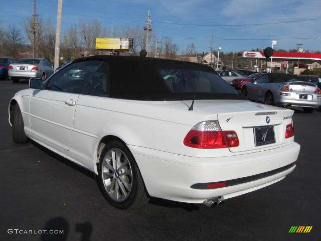 2005 3 Series 330i Convertible - Alpine White / Sand photo #22