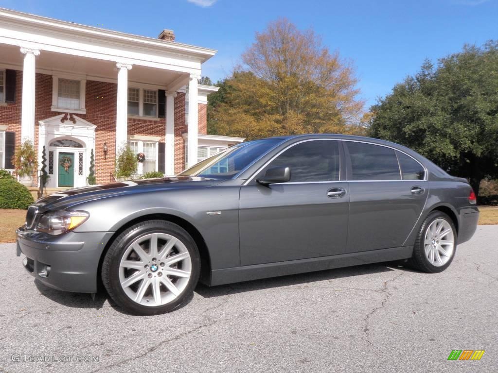 2006 7 Series 750Li Sedan - Sterling Grey Metallic / Dark Beige/Beige III photo #2