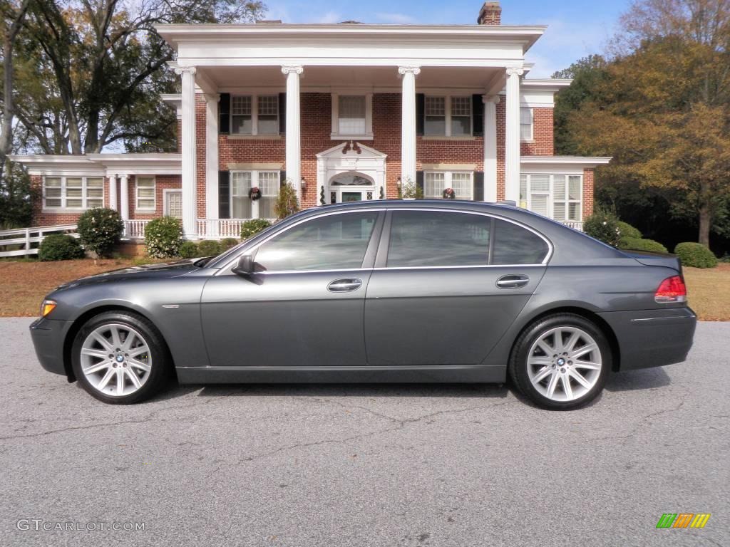 2006 7 Series 750Li Sedan - Sterling Grey Metallic / Dark Beige/Beige III photo #3