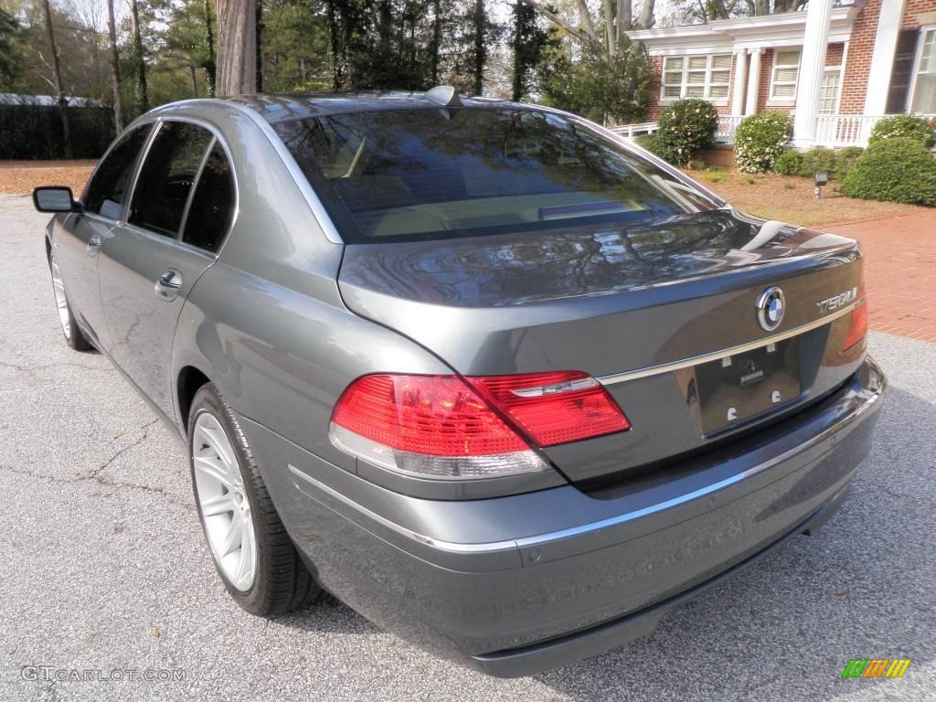 2006 7 Series 750Li Sedan - Sterling Grey Metallic / Dark Beige/Beige III photo #5