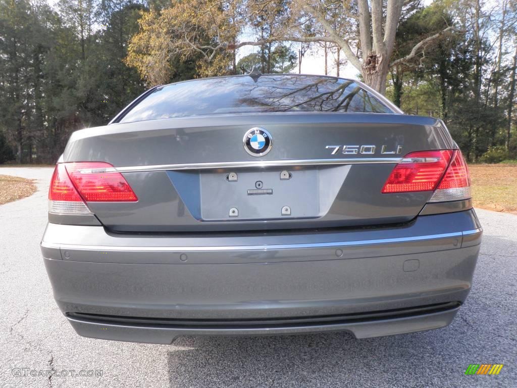 2006 7 Series 750Li Sedan - Sterling Grey Metallic / Dark Beige/Beige III photo #6
