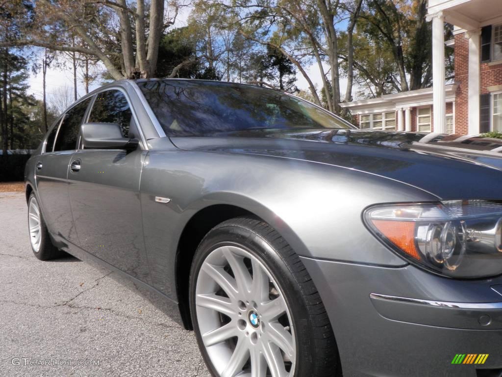 2006 7 Series 750Li Sedan - Sterling Grey Metallic / Dark Beige/Beige III photo #14