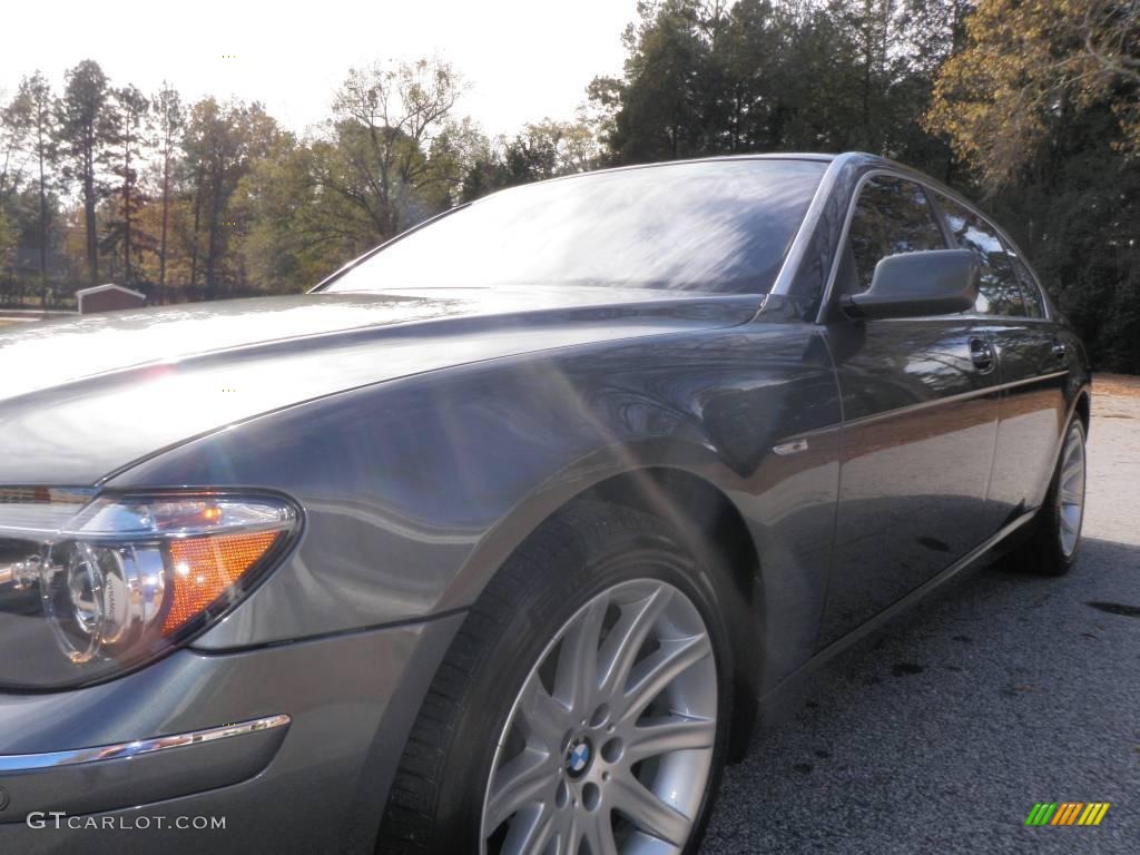 2006 7 Series 750Li Sedan - Sterling Grey Metallic / Dark Beige/Beige III photo #15