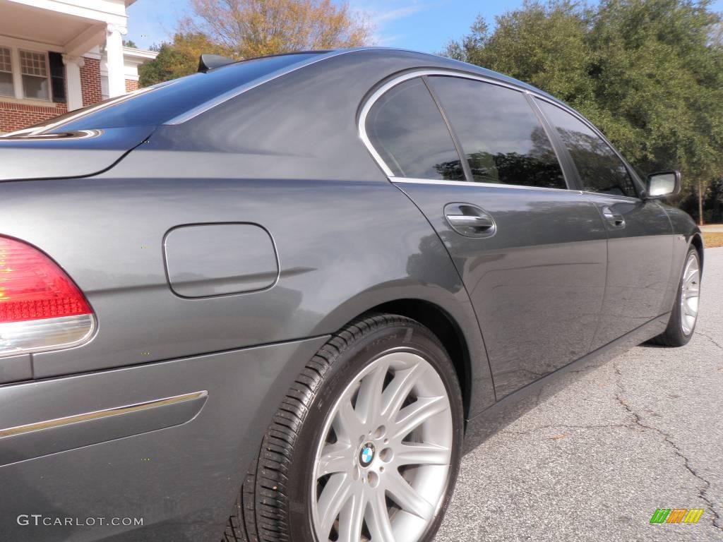 2006 7 Series 750Li Sedan - Sterling Grey Metallic / Dark Beige/Beige III photo #19