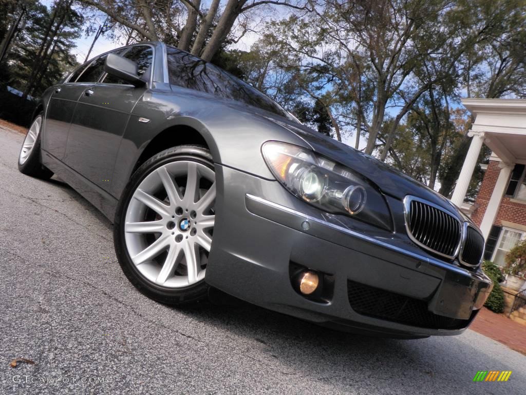 2006 7 Series 750Li Sedan - Sterling Grey Metallic / Dark Beige/Beige III photo #23