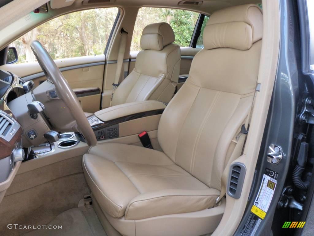 2006 7 Series 750Li Sedan - Sterling Grey Metallic / Dark Beige/Beige III photo #30