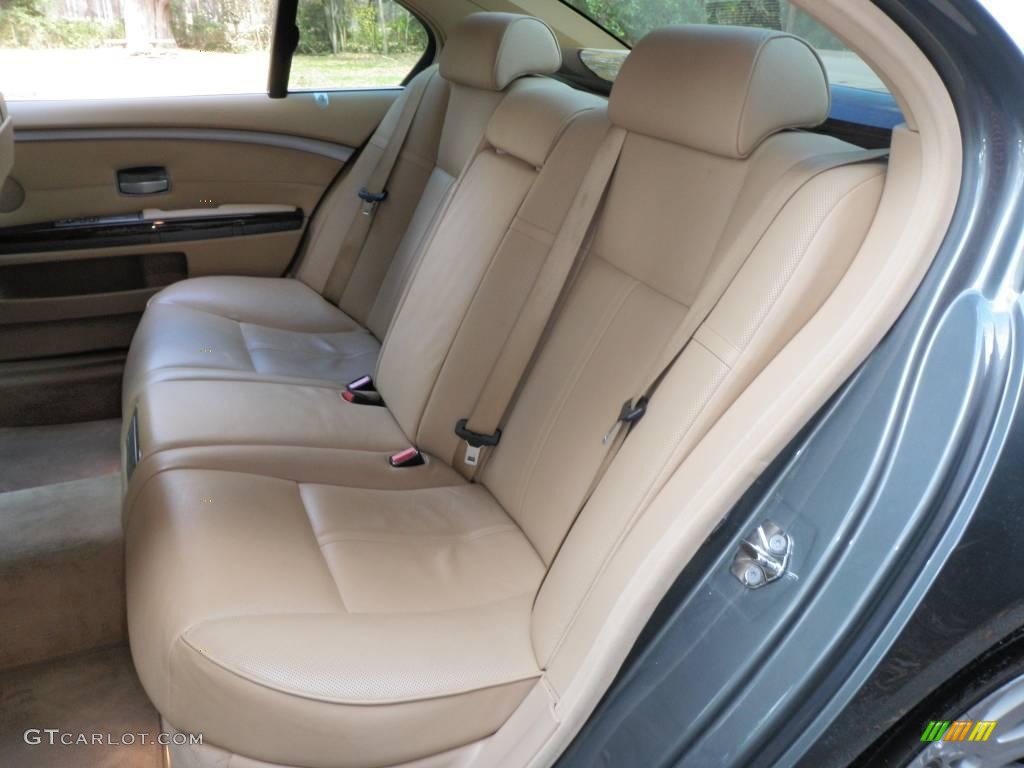 2006 7 Series 750Li Sedan - Sterling Grey Metallic / Dark Beige/Beige III photo #40