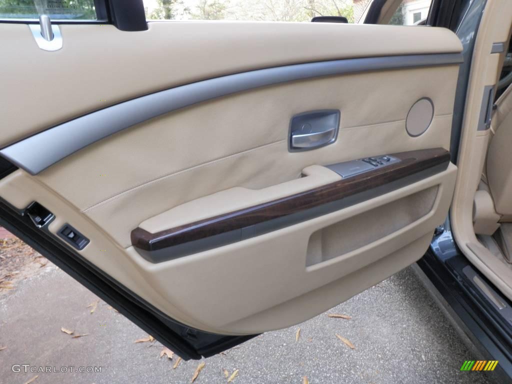 2006 7 Series 750Li Sedan - Sterling Grey Metallic / Dark Beige/Beige III photo #42