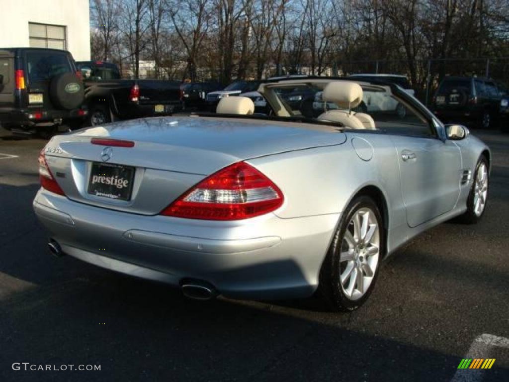 2007 SL 550 Roadster - Iridium Silver Metallic / Stone photo #5