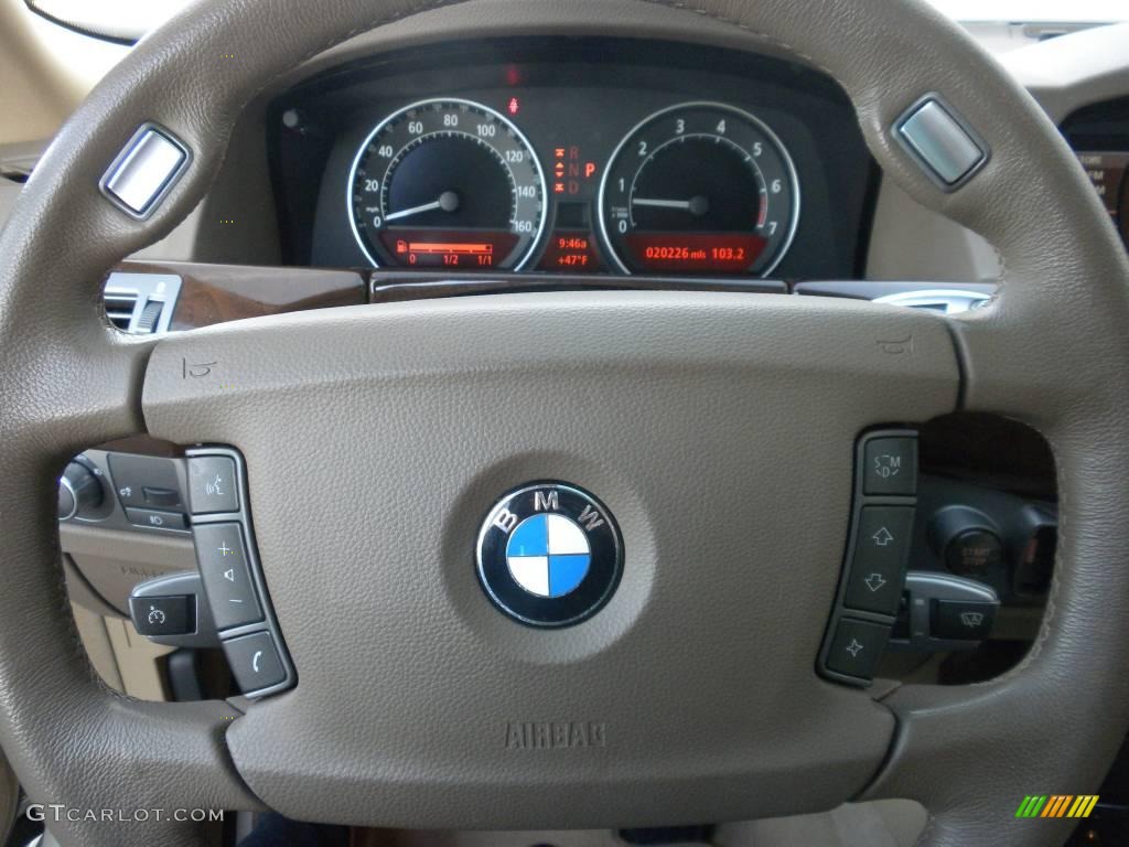 2007 7 Series 750Li Sedan - Alpine White / Beige photo #14