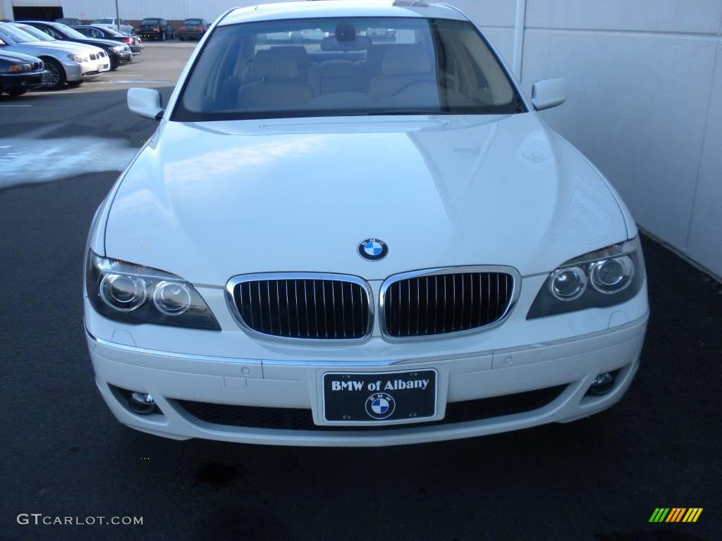 2007 7 Series 750Li Sedan - Alpine White / Beige photo #24