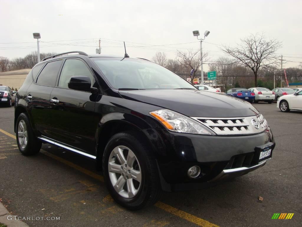 2006 Murano SL AWD - Super Black / Charcoal photo #15