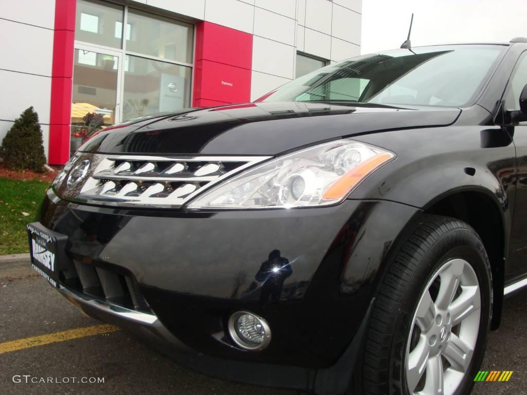 2006 Murano SL AWD - Super Black / Charcoal photo #18