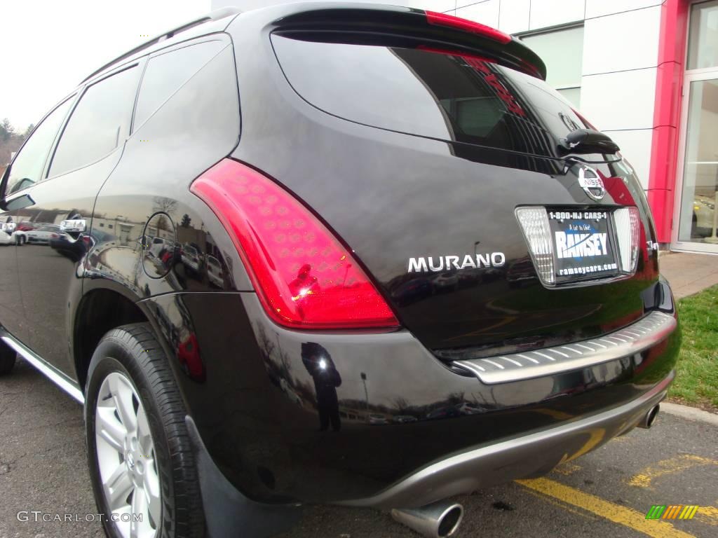 2006 Murano SL AWD - Super Black / Charcoal photo #20