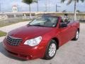 2008 Inferno Red Crystal Pearl Chrysler Sebring LX Convertible  photo #2