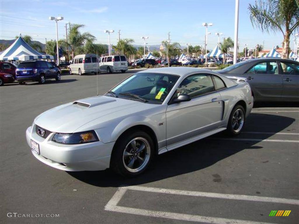 2003 Mustang GT Coupe - Silver Metallic / Dark Charcoal photo #6
