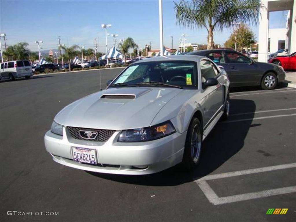 2003 Mustang GT Coupe - Silver Metallic / Dark Charcoal photo #8