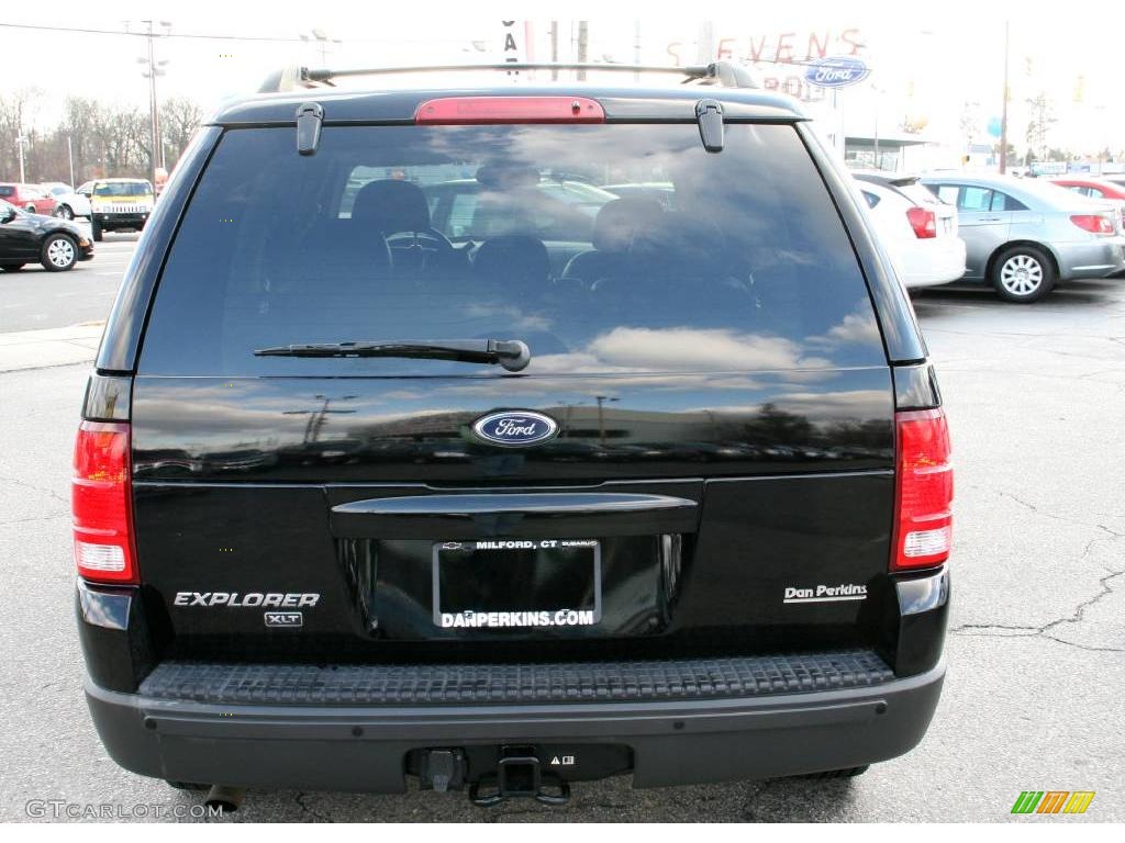 2003 Explorer XLT 4x4 - Black / Graphite Grey photo #6