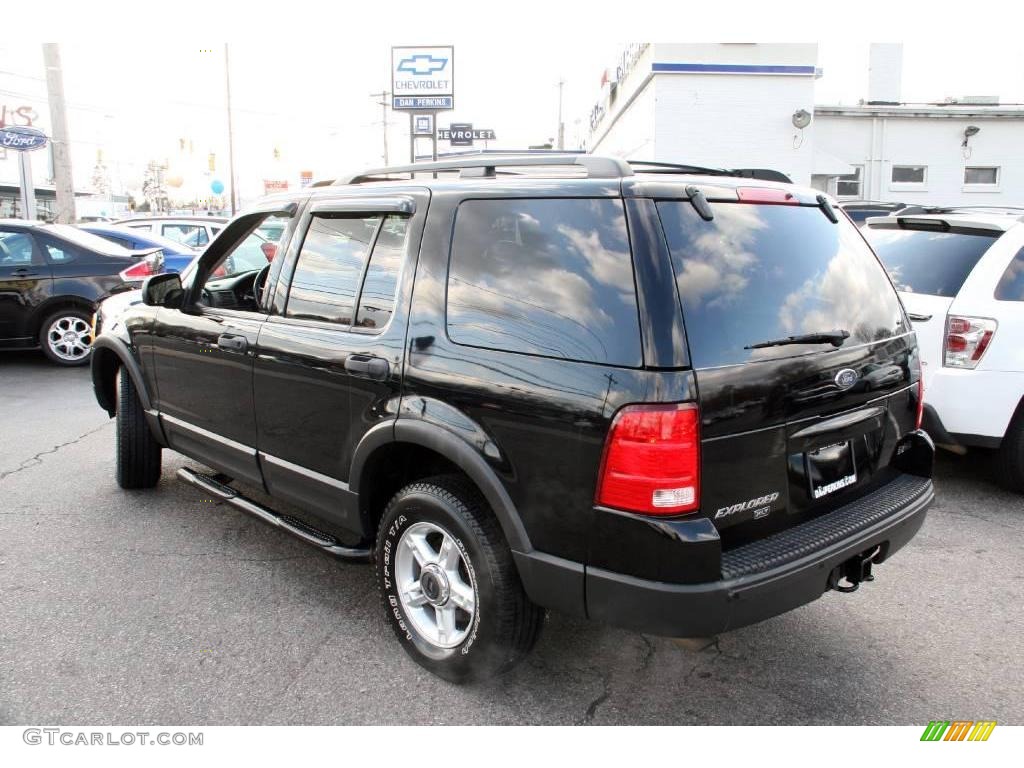 2003 Explorer XLT 4x4 - Black / Graphite Grey photo #8