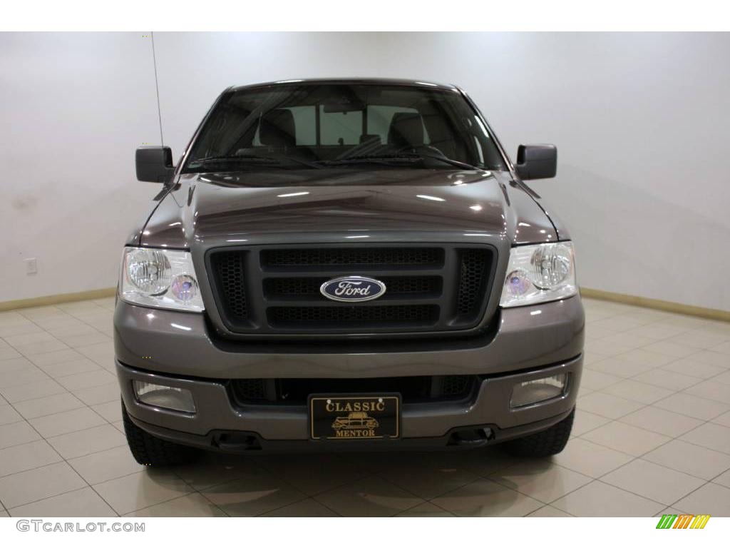 2004 F150 FX4 SuperCrew 4x4 - Dark Shadow Grey Metallic / Black photo #2