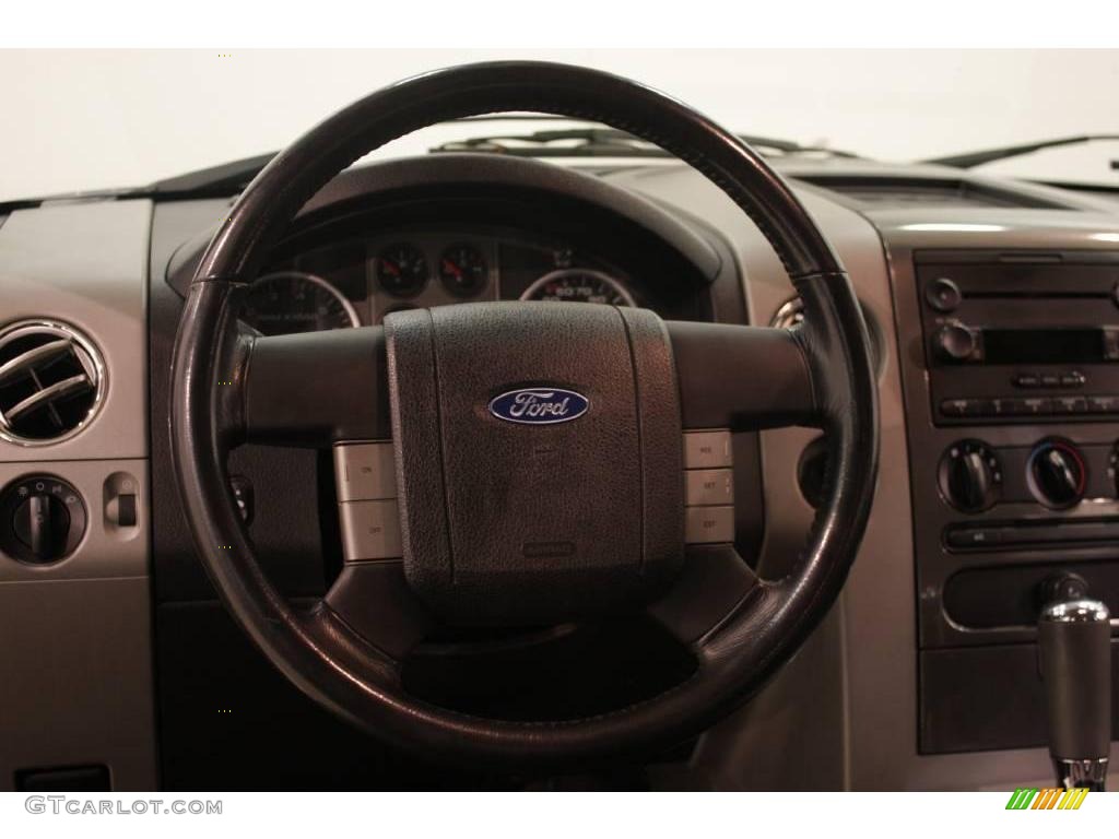 2004 F150 FX4 SuperCrew 4x4 - Dark Shadow Grey Metallic / Black photo #9