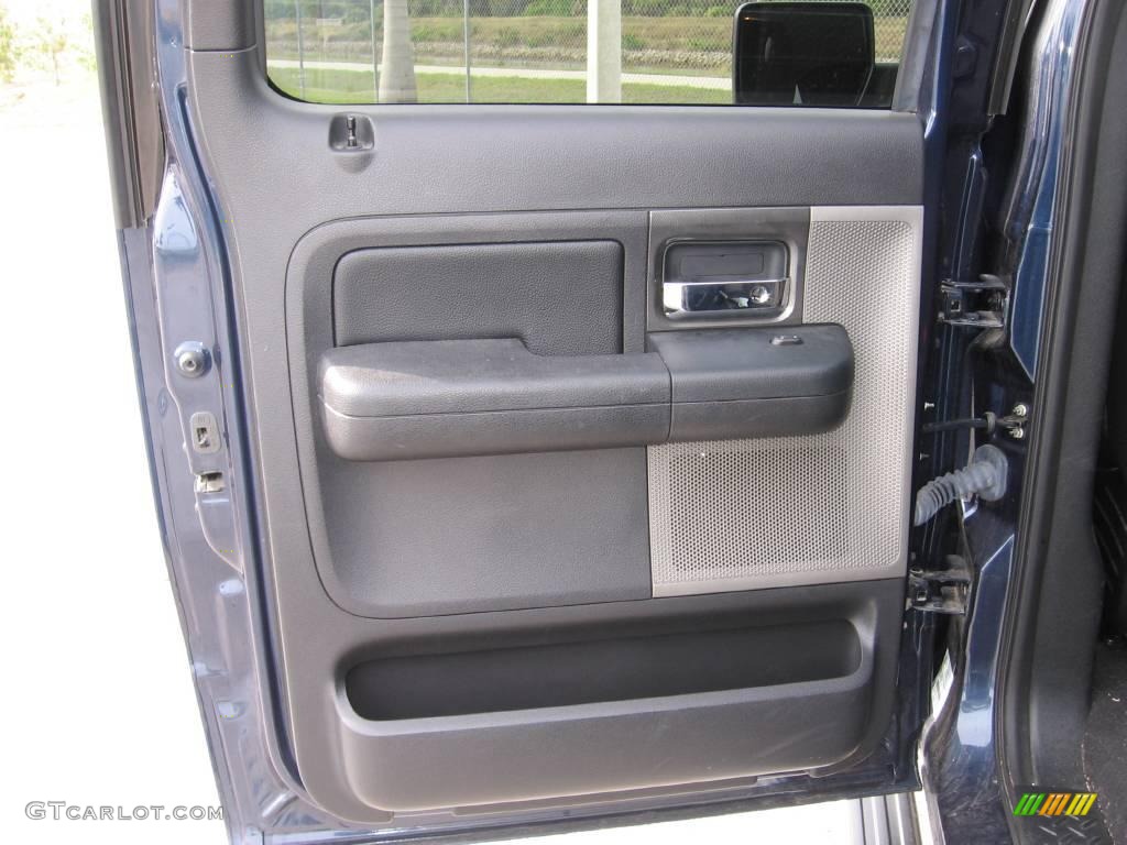 2004 F150 FX4 SuperCrew 4x4 - True Blue Metallic / Black/Medium Flint photo #16