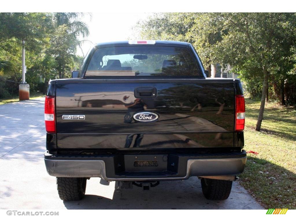 2005 F150 FX4 SuperCab 4x4 - Black / Black photo #11