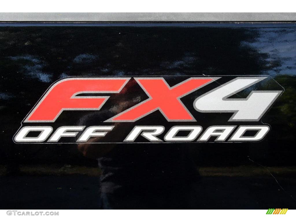 2005 F150 FX4 SuperCab 4x4 - Black / Black photo #30