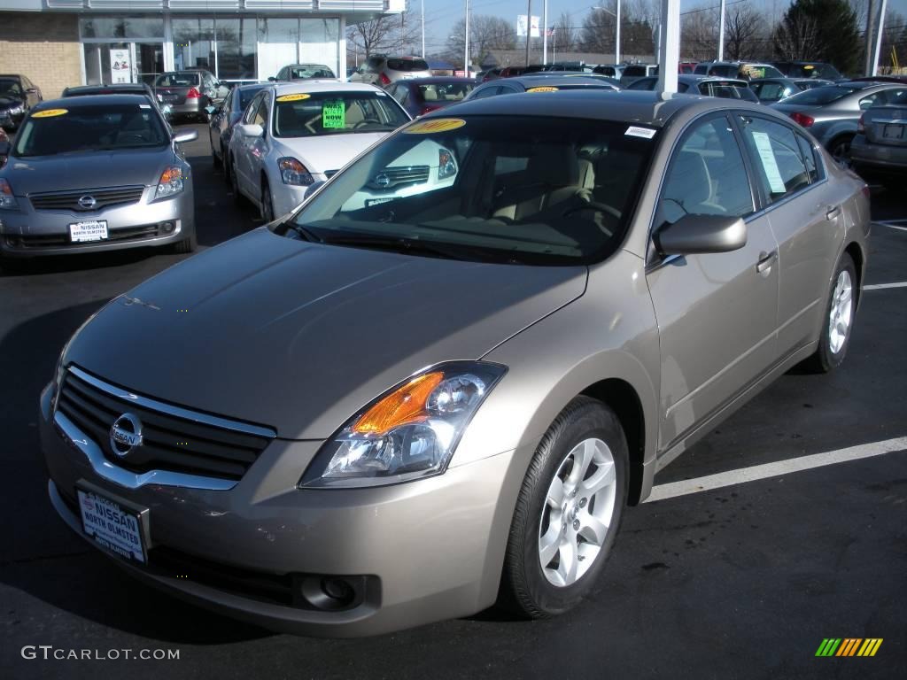 2007 Altima 2.5 S - Pebble Beach Metallic / Blond photo #1