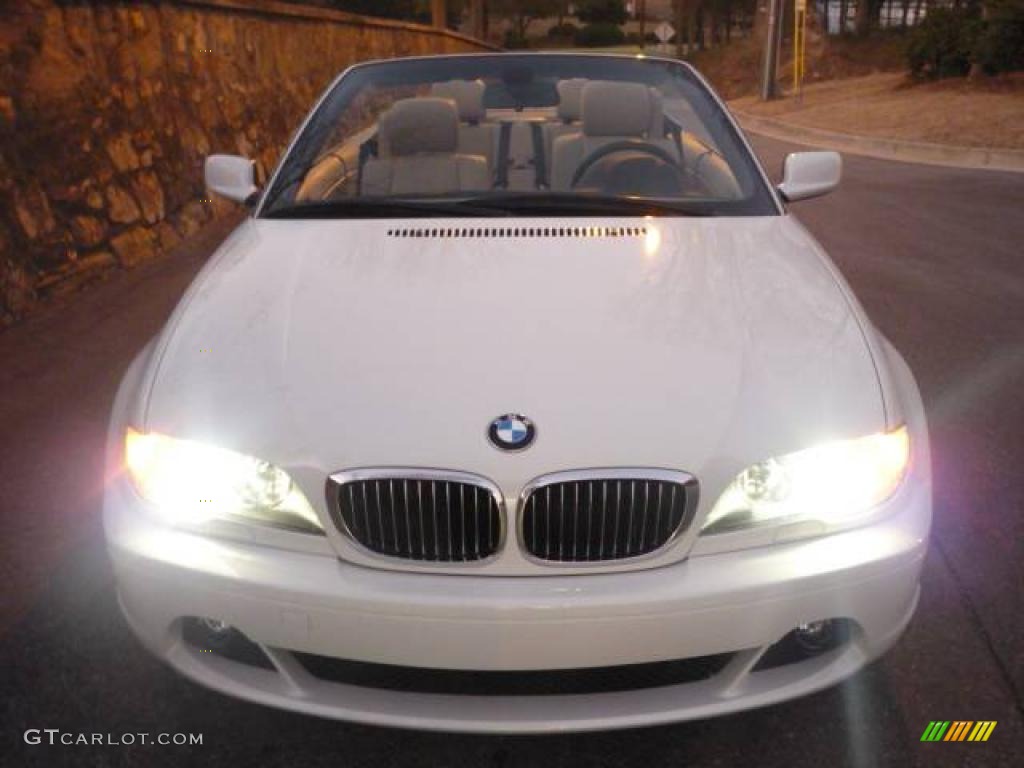 2005 3 Series 325i Convertible - Alpine White / Sand photo #5