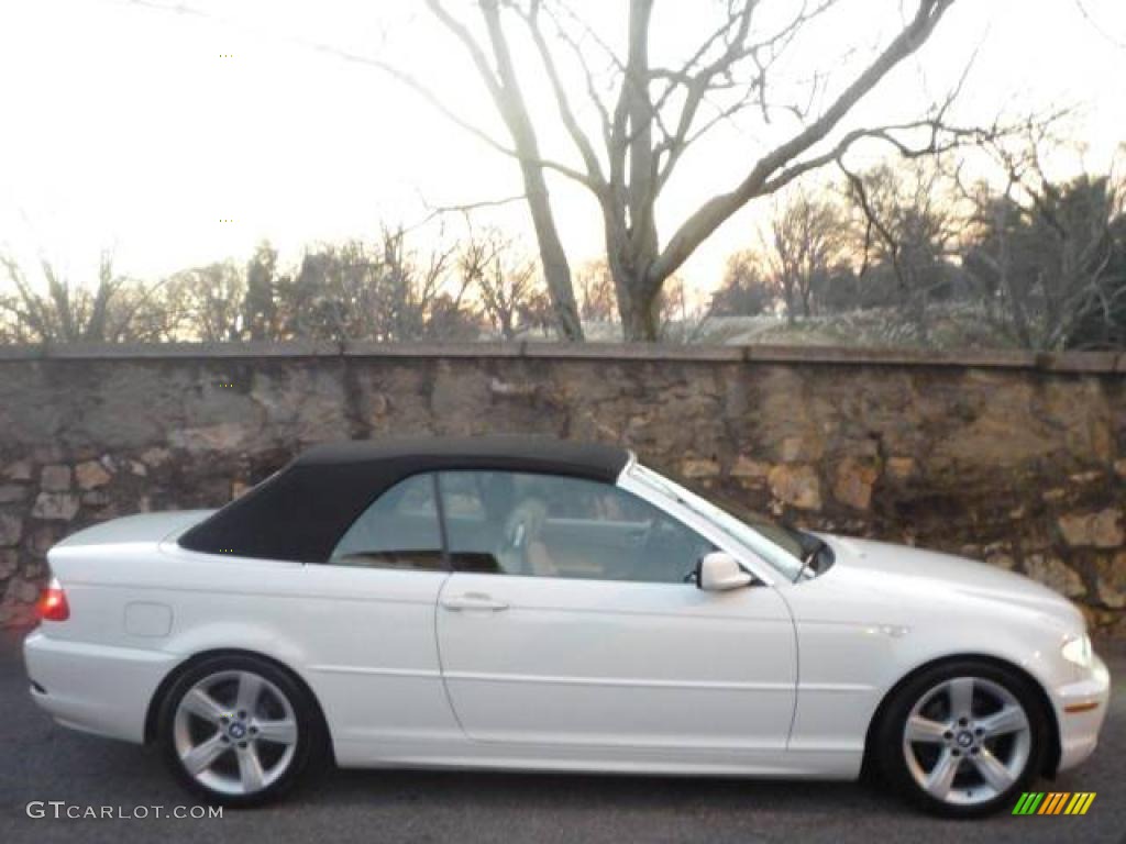 2005 3 Series 325i Convertible - Alpine White / Sand photo #6