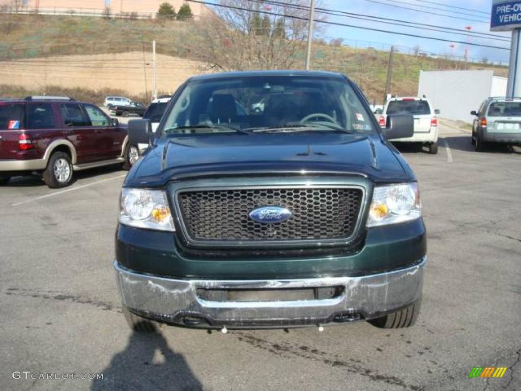 2006 F150 XLT SuperCab 4x4 - Aspen Green Metallic / Medium/Dark Flint photo #8