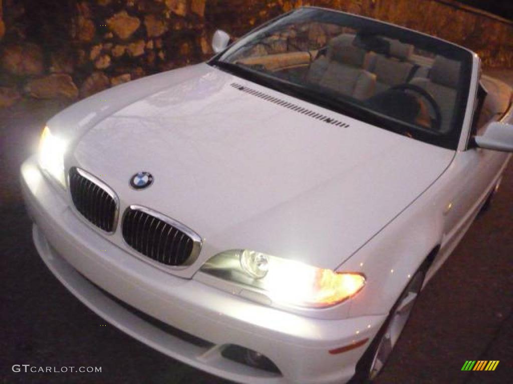 2005 3 Series 325i Convertible - Alpine White / Sand photo #15