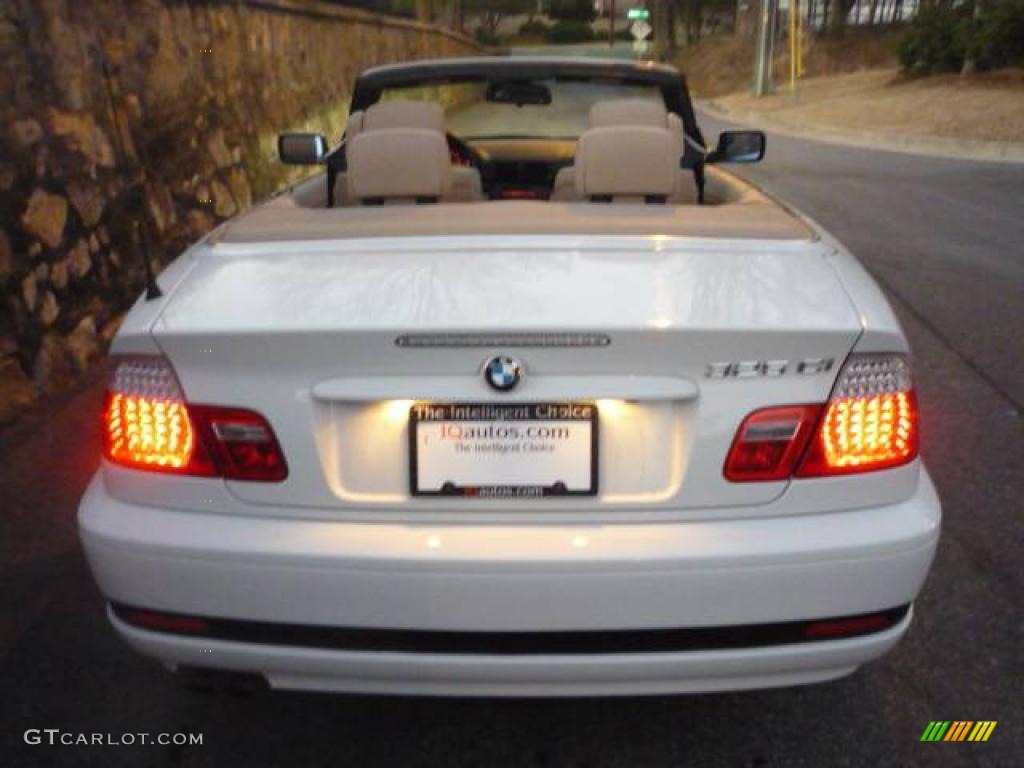 2005 3 Series 325i Convertible - Alpine White / Sand photo #19