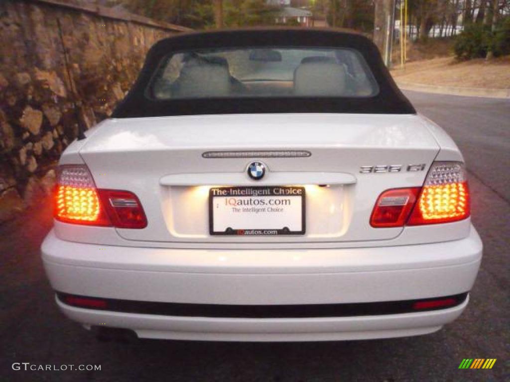 2005 3 Series 325i Convertible - Alpine White / Sand photo #20