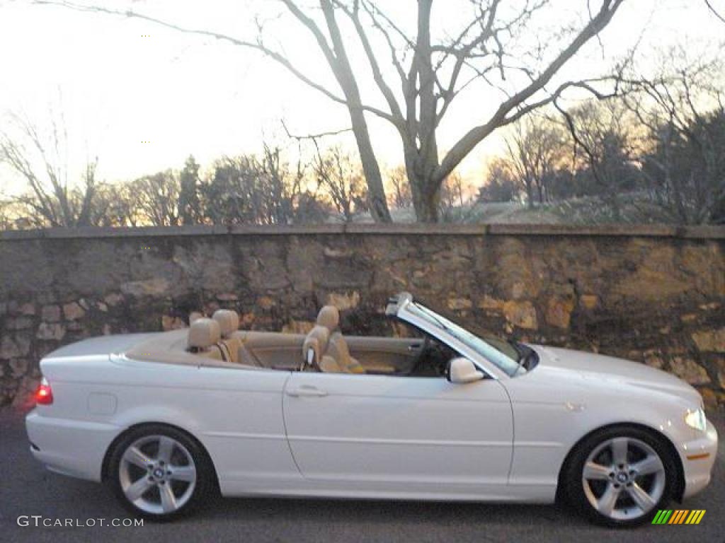 2005 3 Series 325i Convertible - Alpine White / Sand photo #21