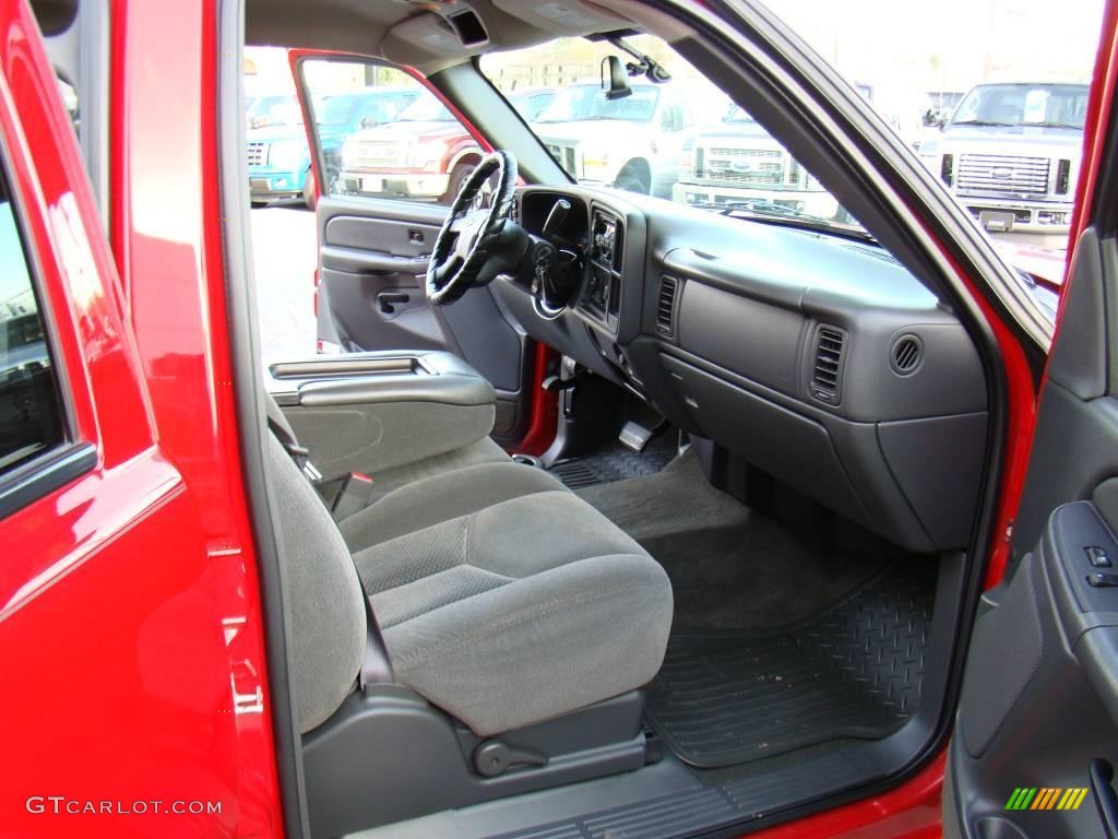 2005 Silverado 1500 Z71 Crew Cab 4x4 - Victory Red / Medium Gray photo #12