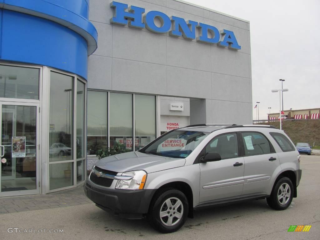 2005 Equinox LS AWD - Galaxy Silver Metallic / Light Gray photo #1