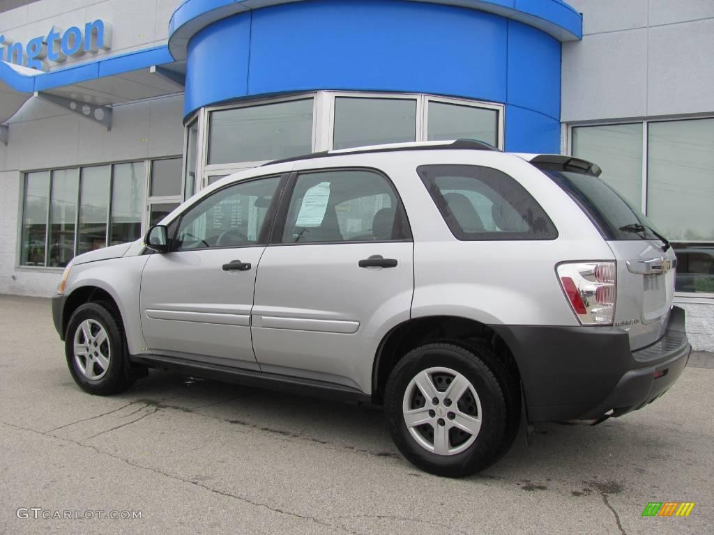 2005 Equinox LS AWD - Galaxy Silver Metallic / Light Gray photo #4