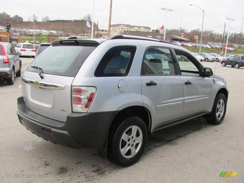 2005 Equinox LS AWD - Galaxy Silver Metallic / Light Gray photo #6