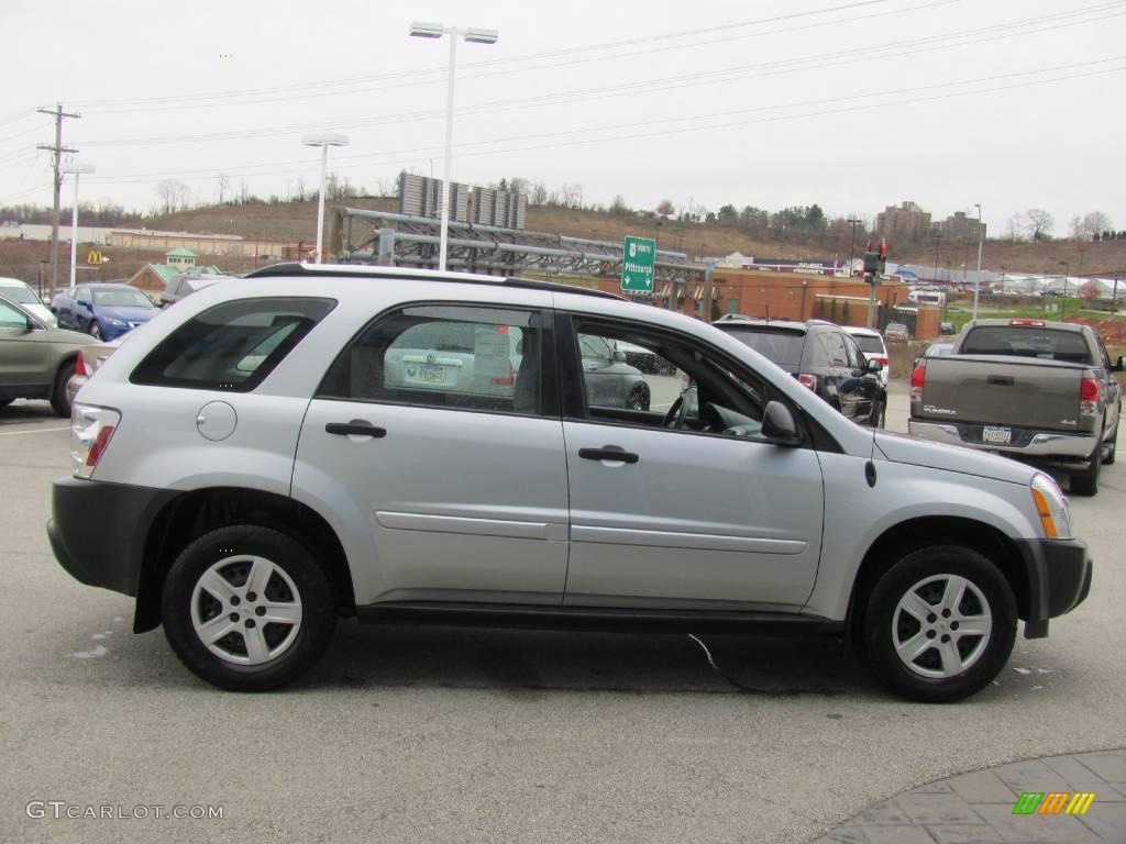 2005 Equinox LS AWD - Galaxy Silver Metallic / Light Gray photo #7