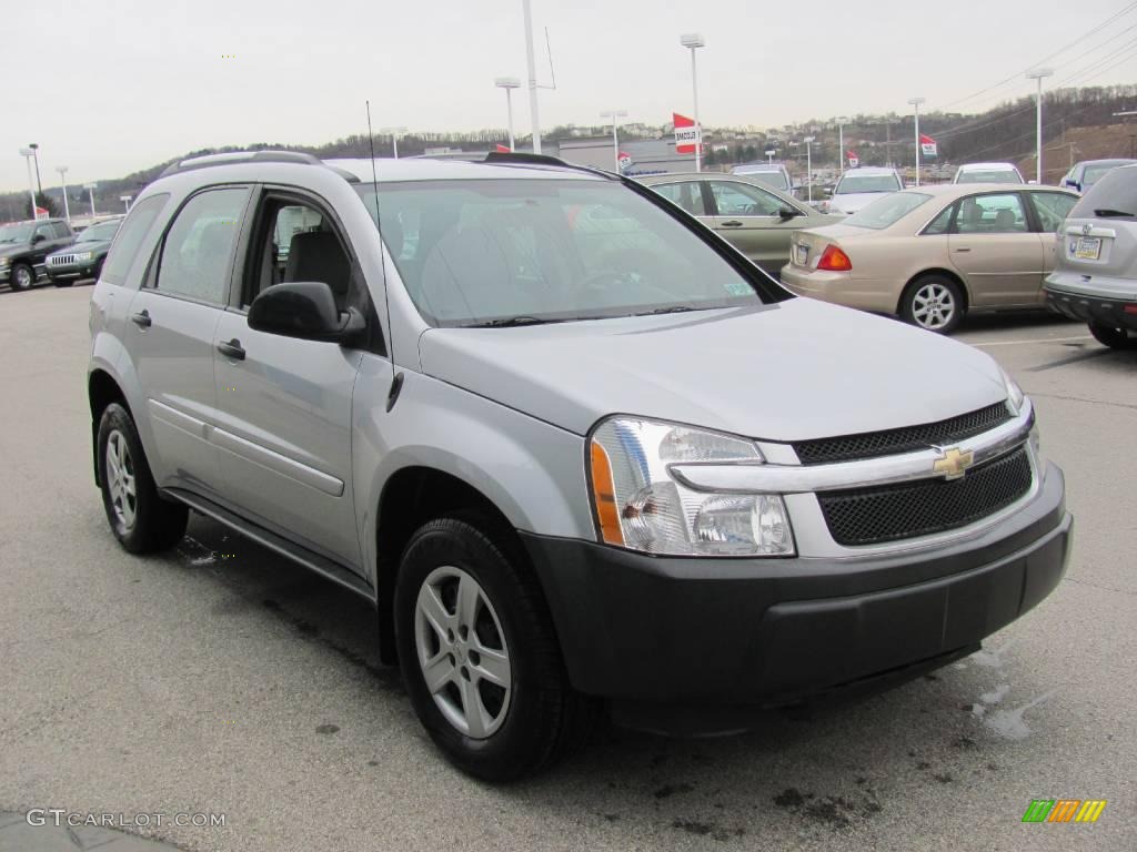 2005 Equinox LS AWD - Galaxy Silver Metallic / Light Gray photo #9