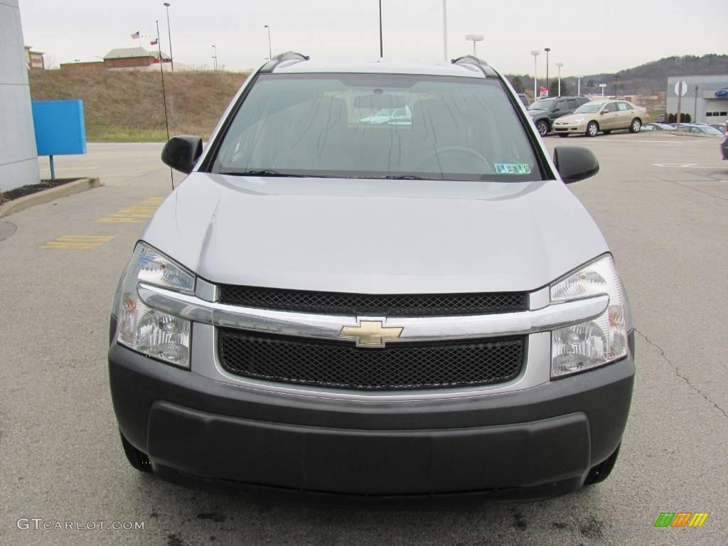 2005 Equinox LS AWD - Galaxy Silver Metallic / Light Gray photo #10