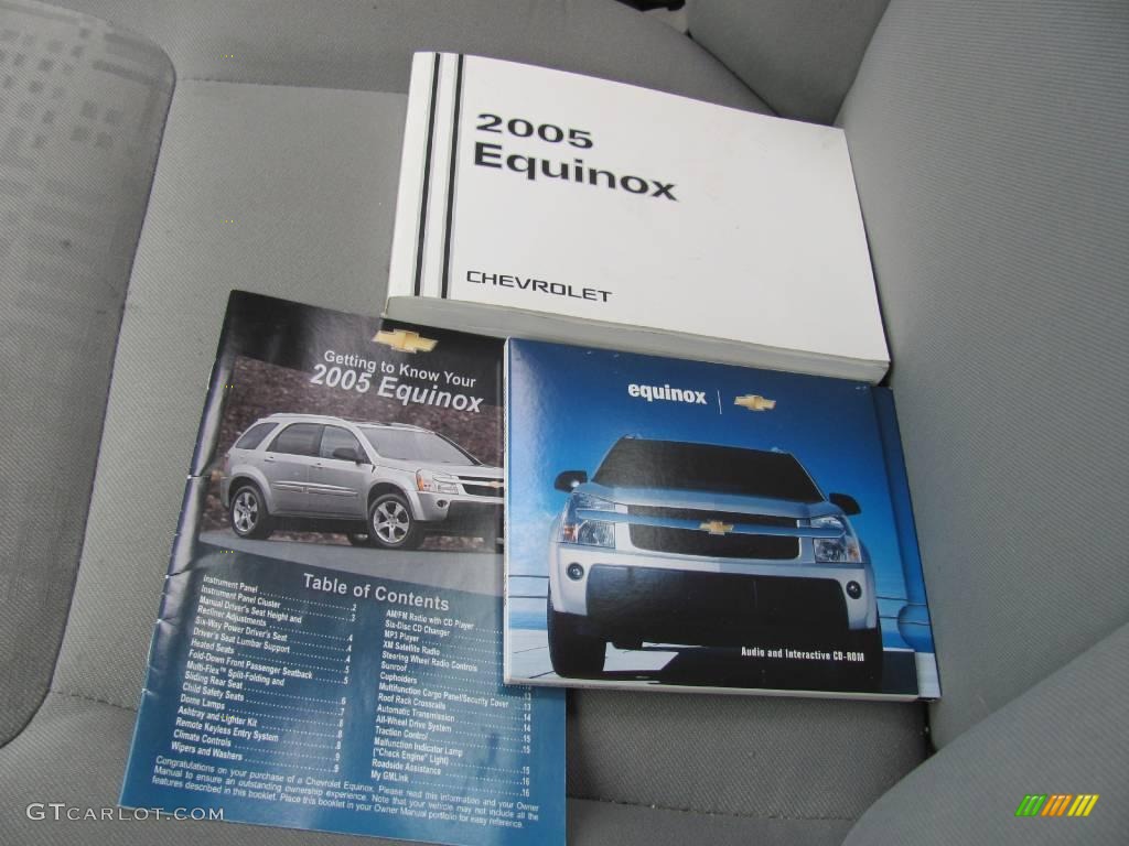 2005 Equinox LS AWD - Galaxy Silver Metallic / Light Gray photo #14