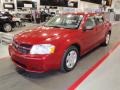 2008 Inferno Red Crystal Pearl Dodge Avenger SE  photo #2