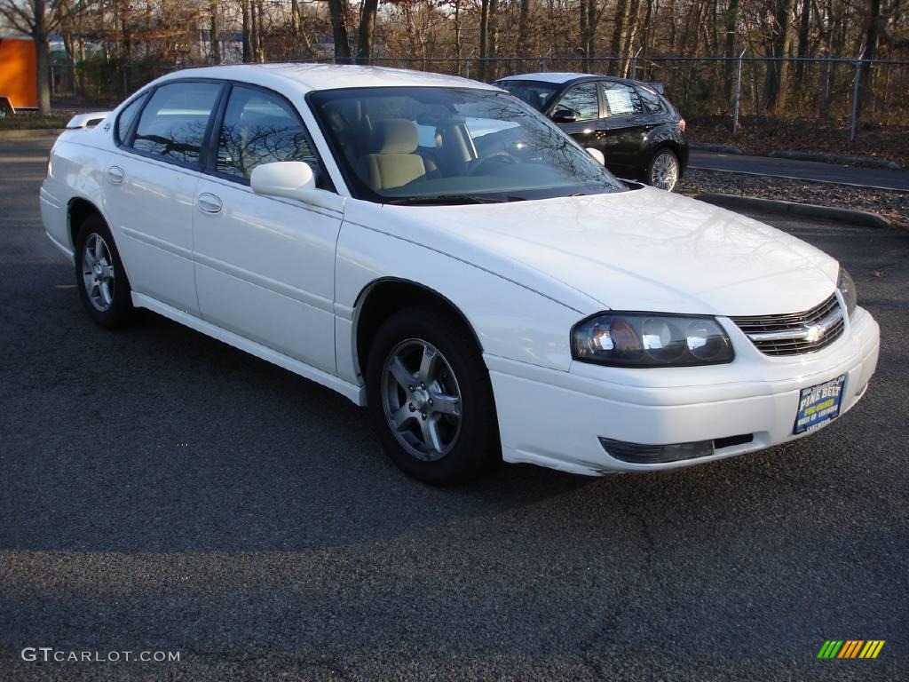 2005 Impala LS - White / Medium Gray photo #2