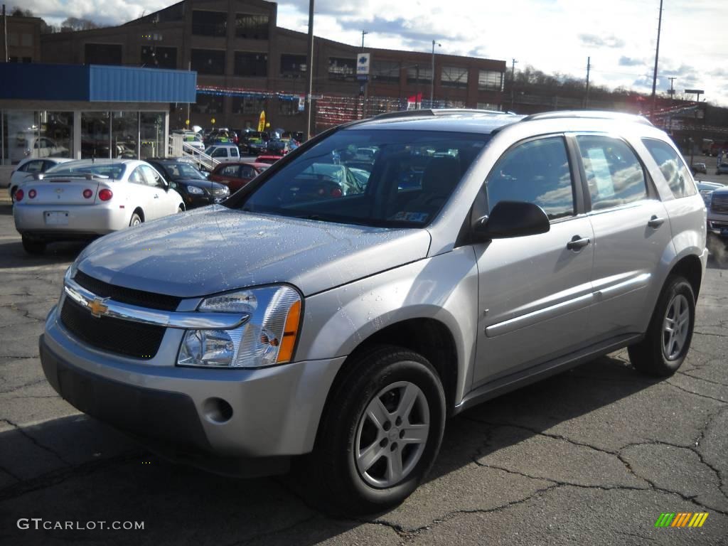 2006 Equinox LS AWD - Galaxy Silver Metallic / Light Gray photo #18